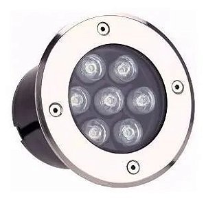 Balizador LED de Solo 7W Bivolt Branco Quente 3000K - Cbc