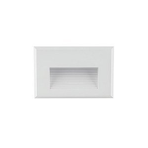 Balizador LED Embutir Maja IP65 2W Branco Quente 3000K Branco - Nordecor